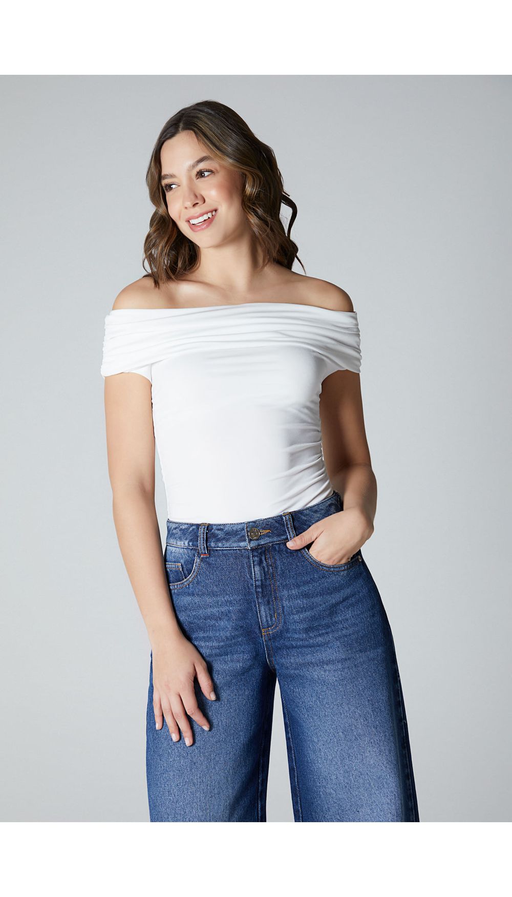 Body para mujer hombros descubiertos