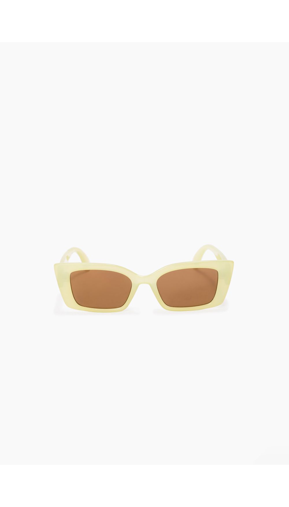 Gafas ojo de gato lente semirectangular