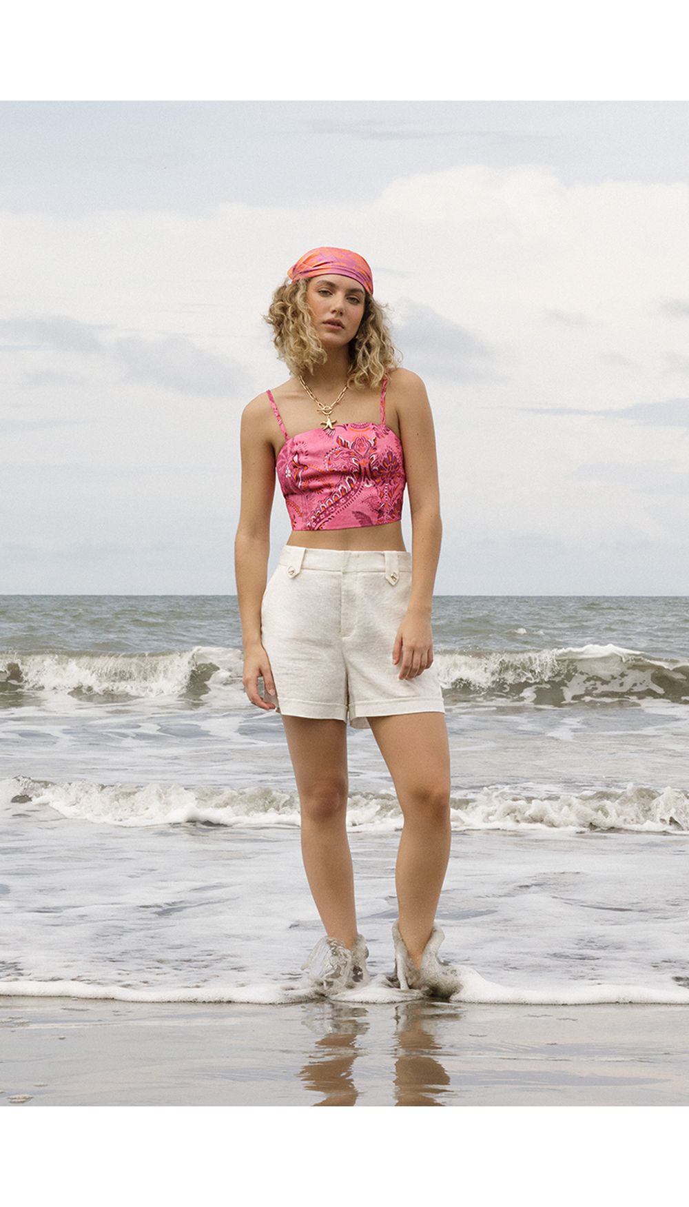 Short para mujer tiro alto