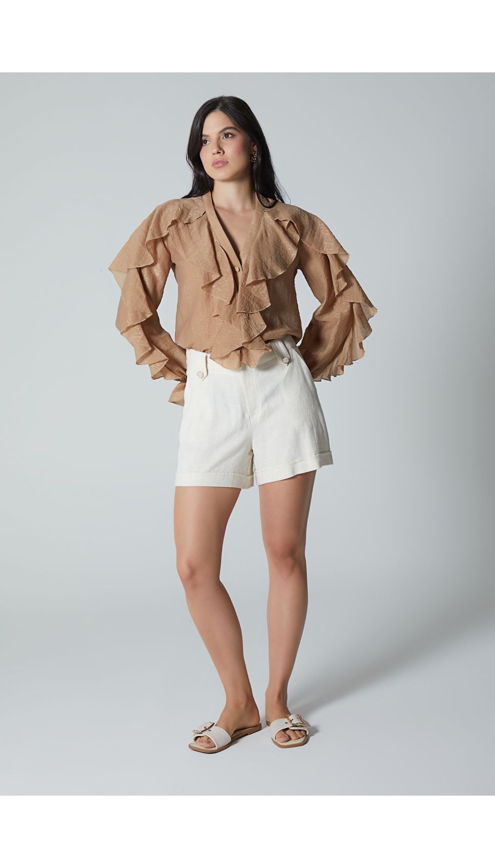 Blusa  para mujer manga larga
