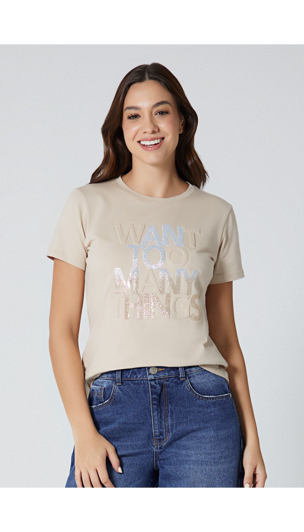 Camiseta para mujer manga corta