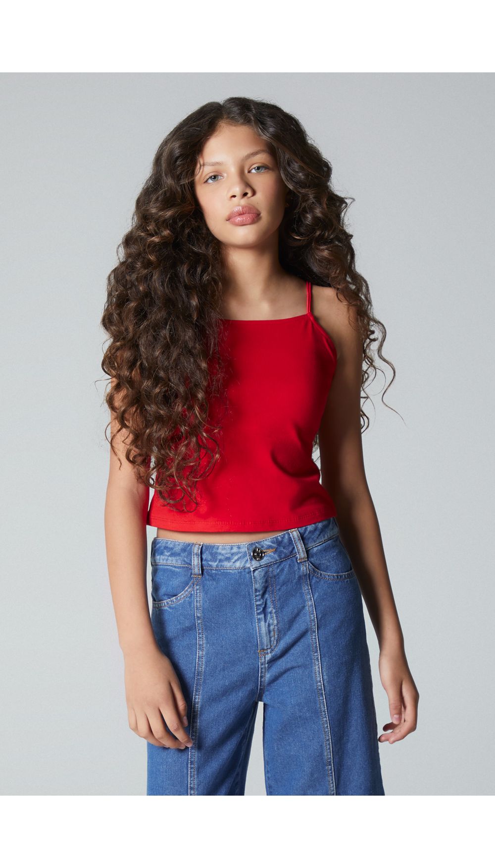 Blusa basica para girl de tiras