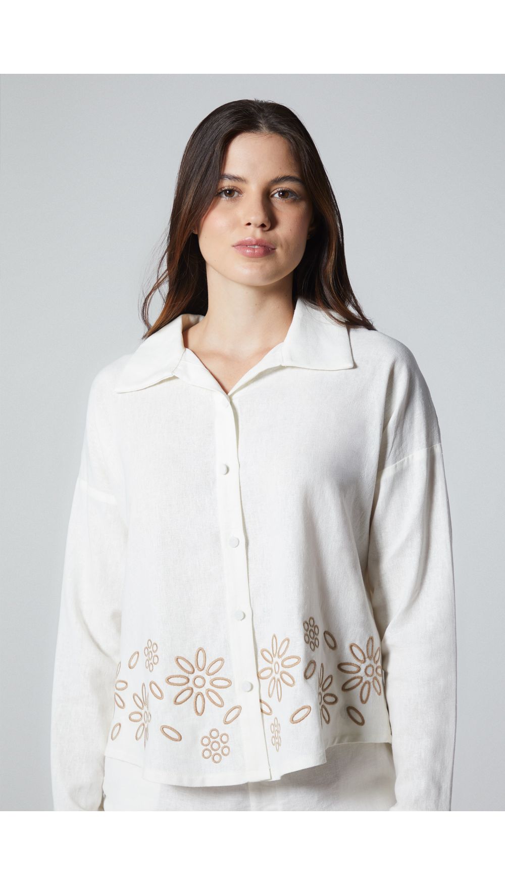 Camisa para mujer manga larga