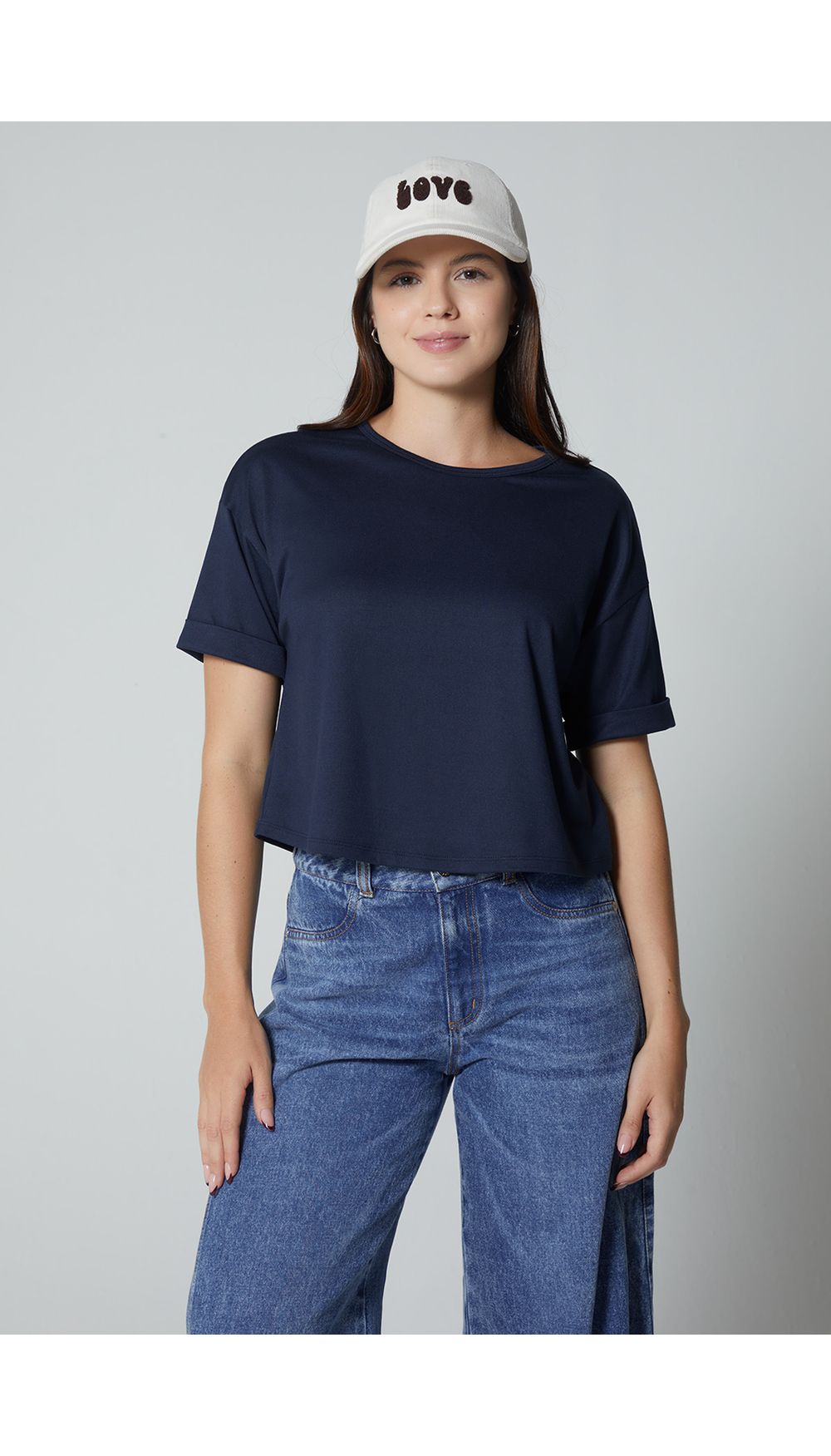 Camiseta manga corta escote redondo