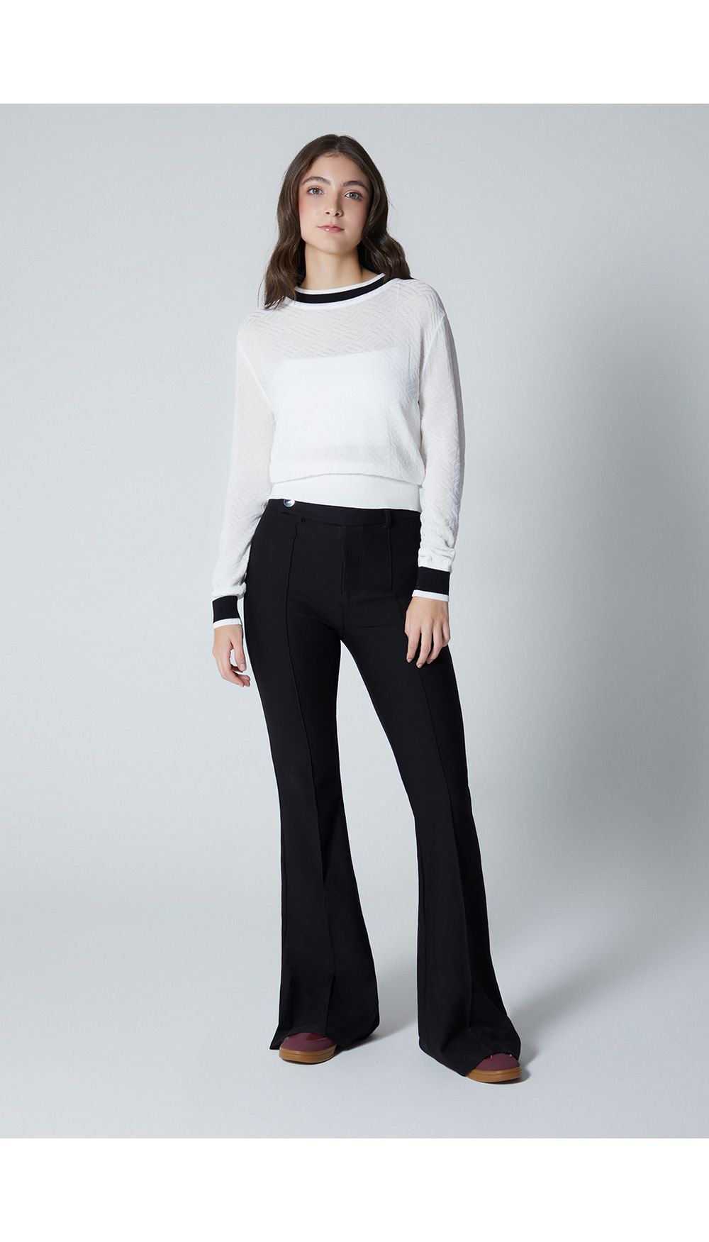 Legging bota semi campana para mujer