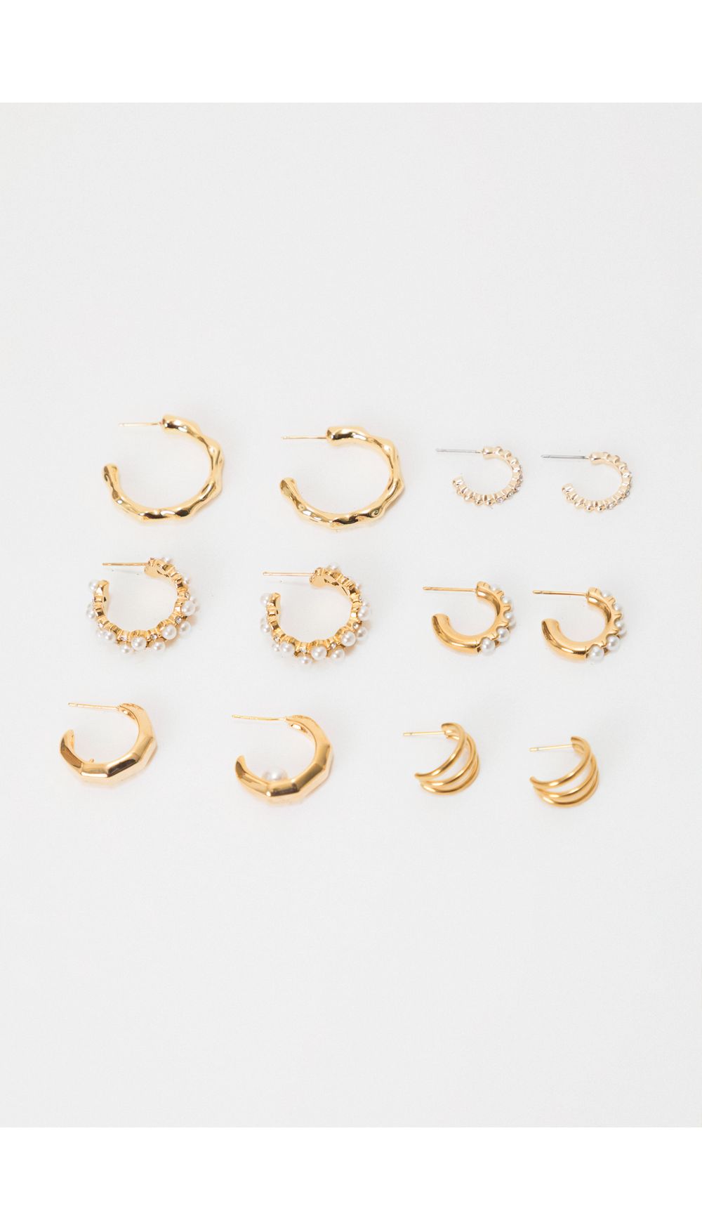 Set aretes perlas