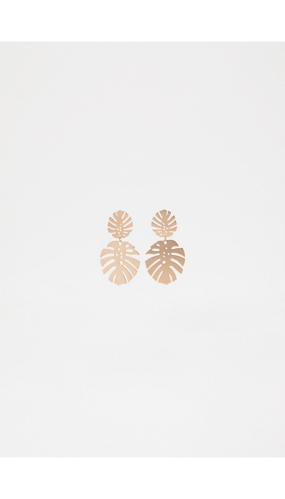 Aretes en forma de hoja