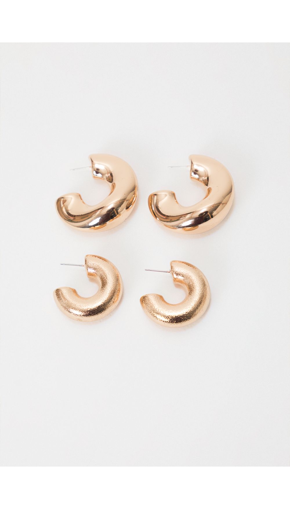 Set de aretes tipo candongas