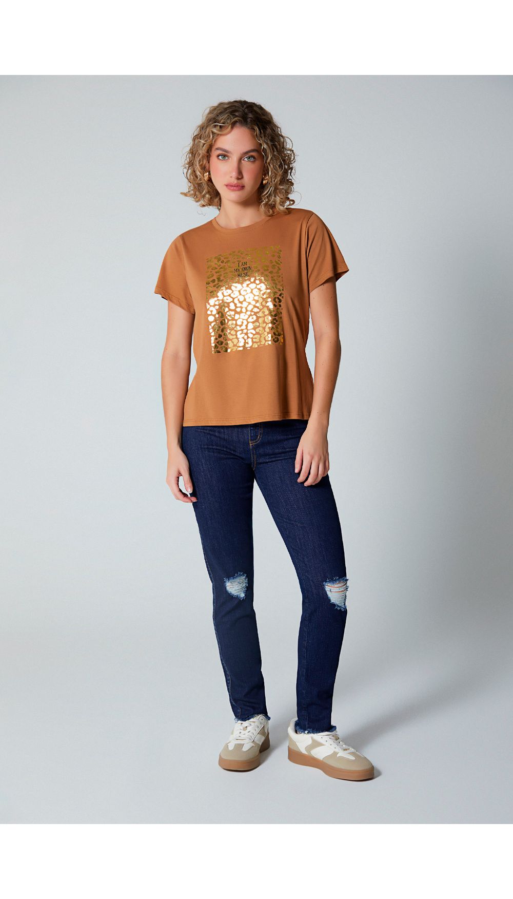 Jean para mujer tiro medio skinny