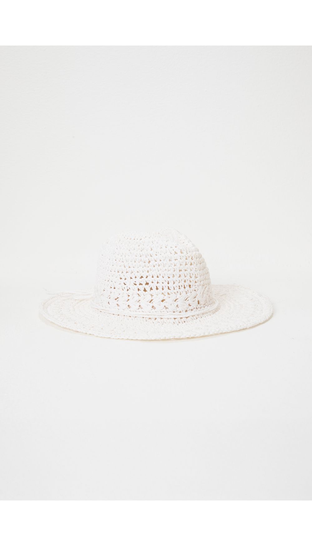 Sombrero unicolor tejido