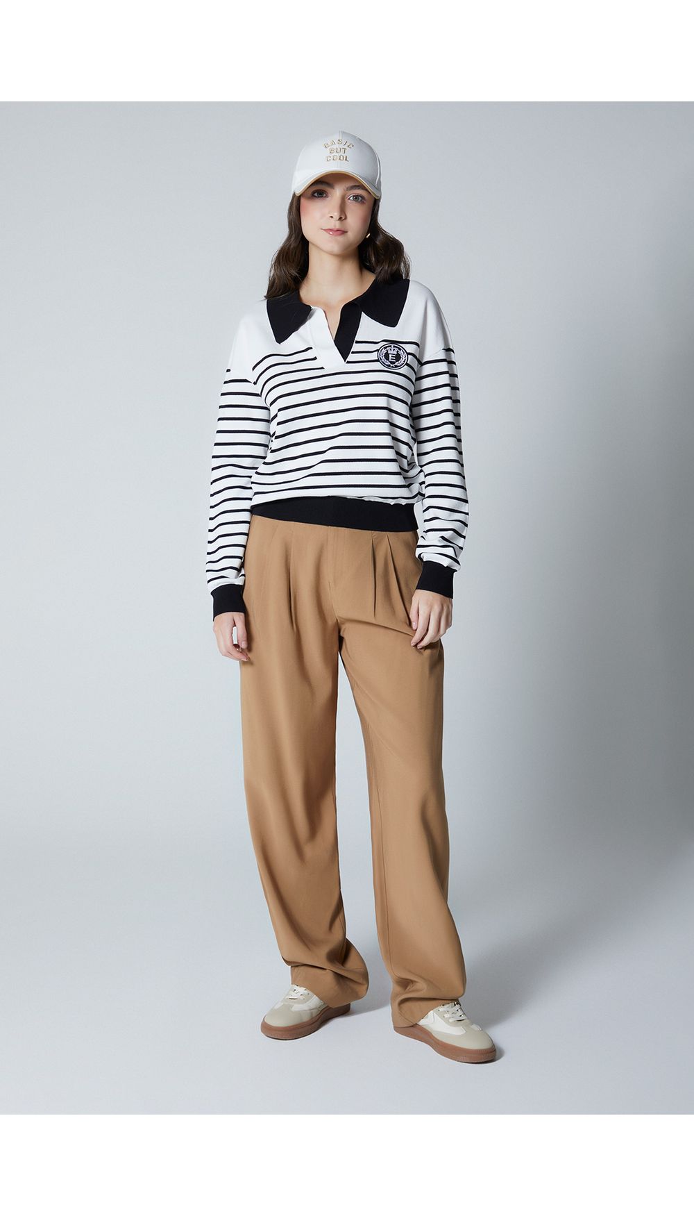 Buso cuello polo para mujer