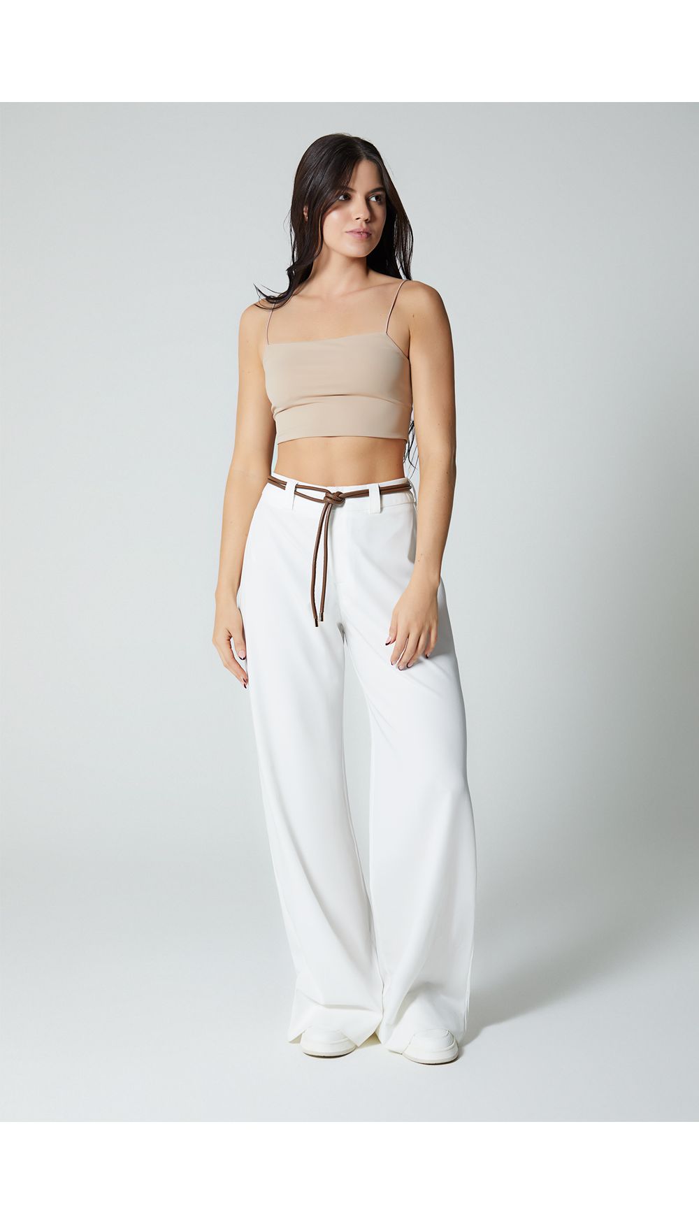 Pantalon para mujer  tiro alto palazo
