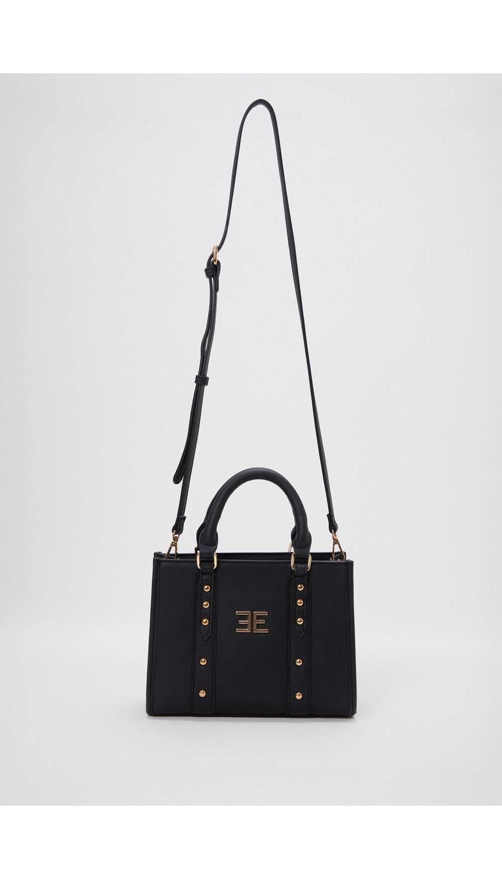 Tote bag con taches en frontal