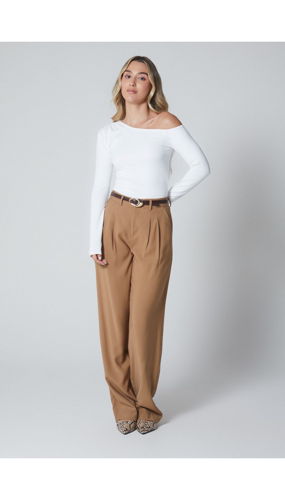 Blusa manga larga para mujer
