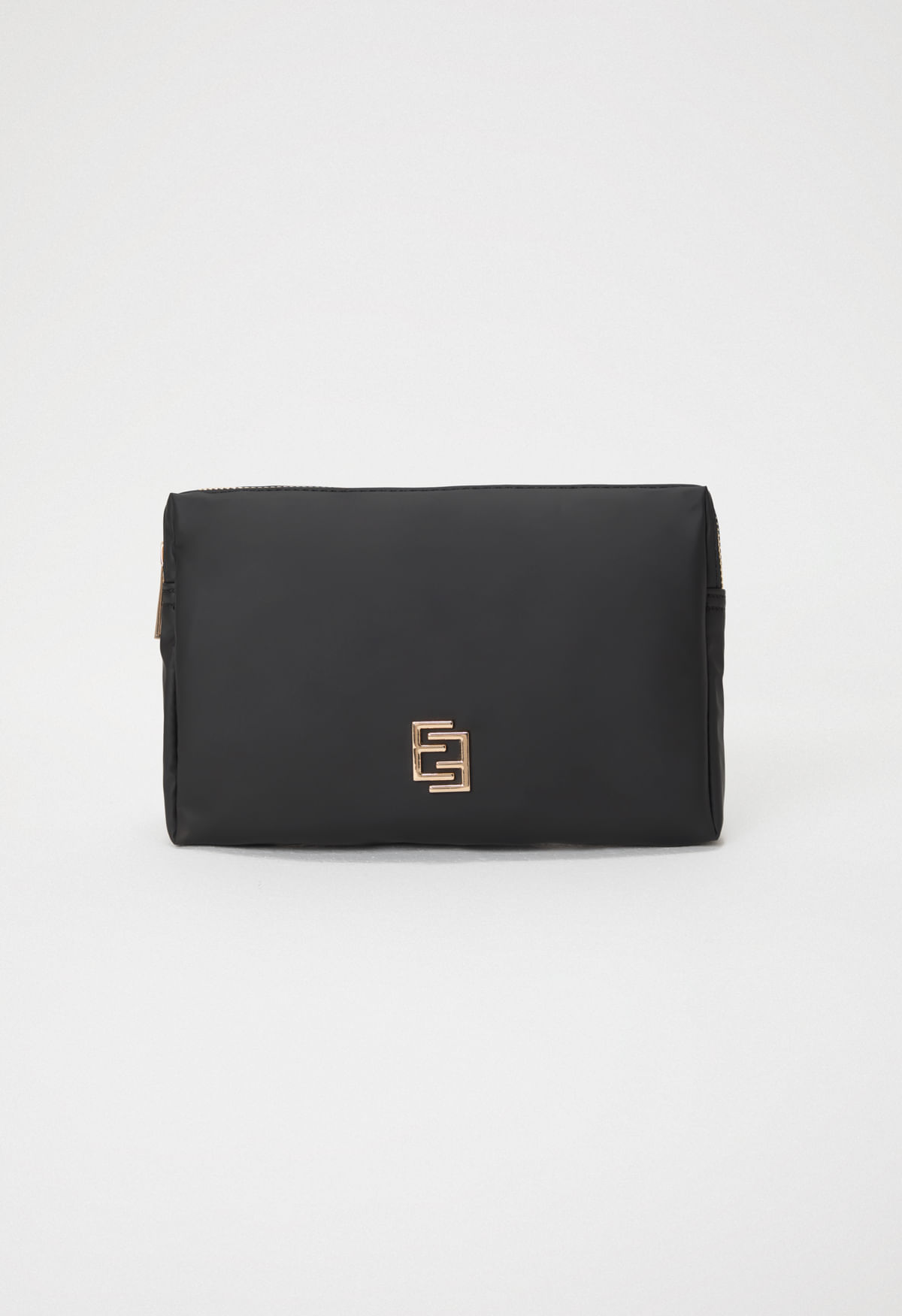 Cosmetiquera nylon logo en frontal unic negro - Imagen principal