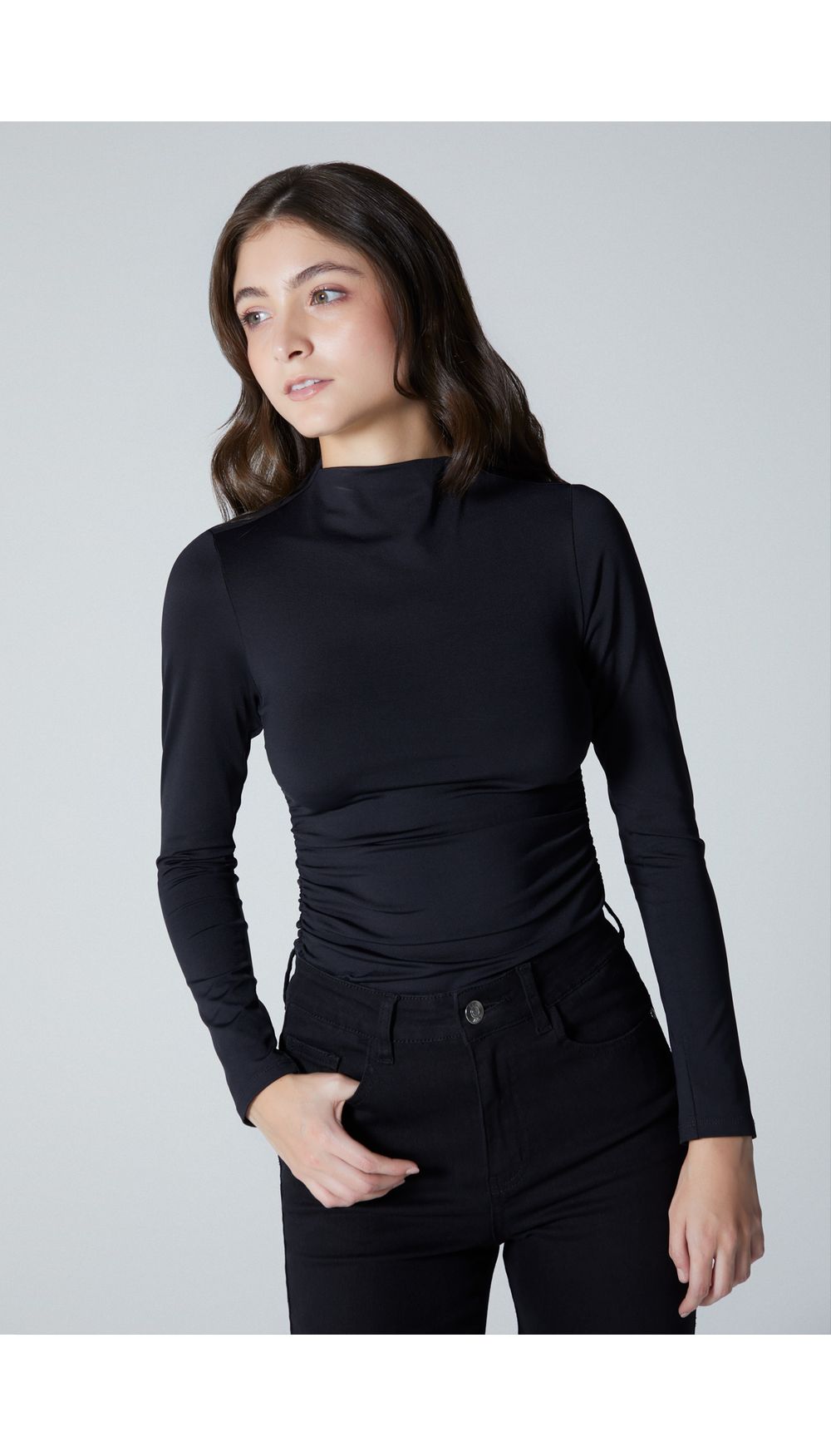 Blusa manga larga  para mujer