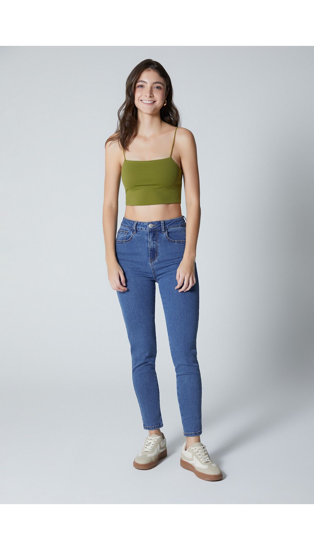 Jean skinny basico precio gancho para mujer