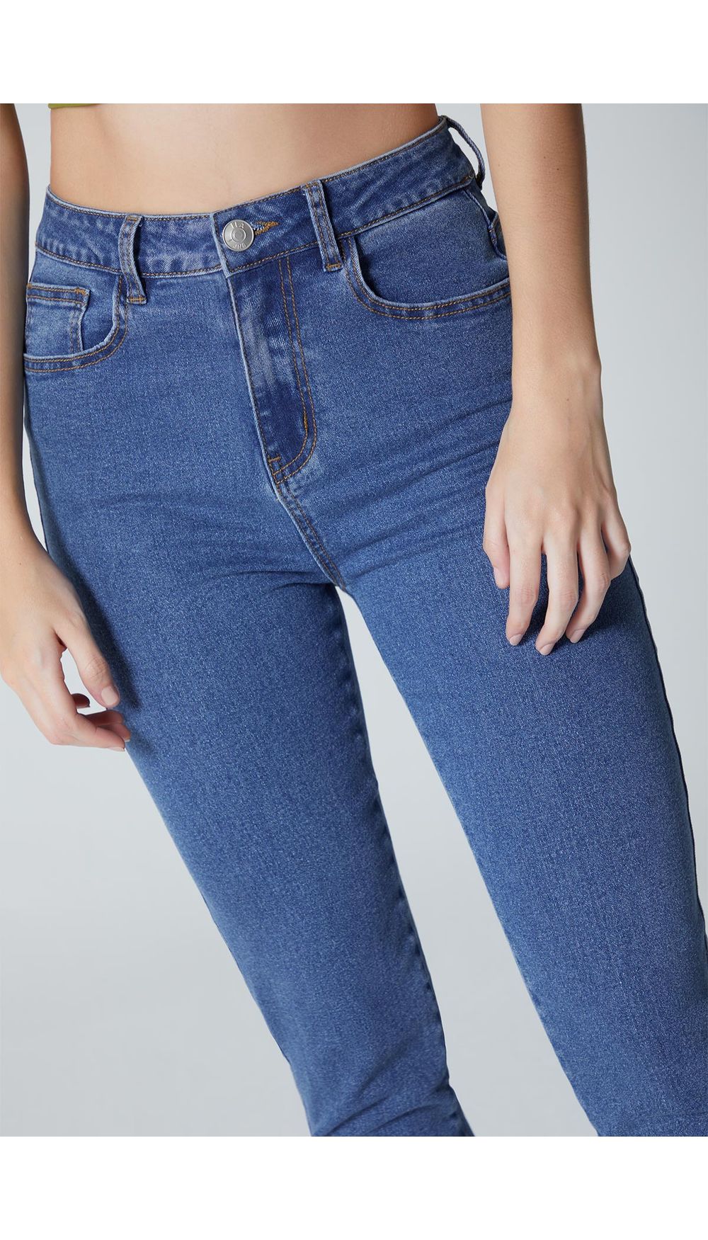 Jean skinny basico precio gancho para mujer