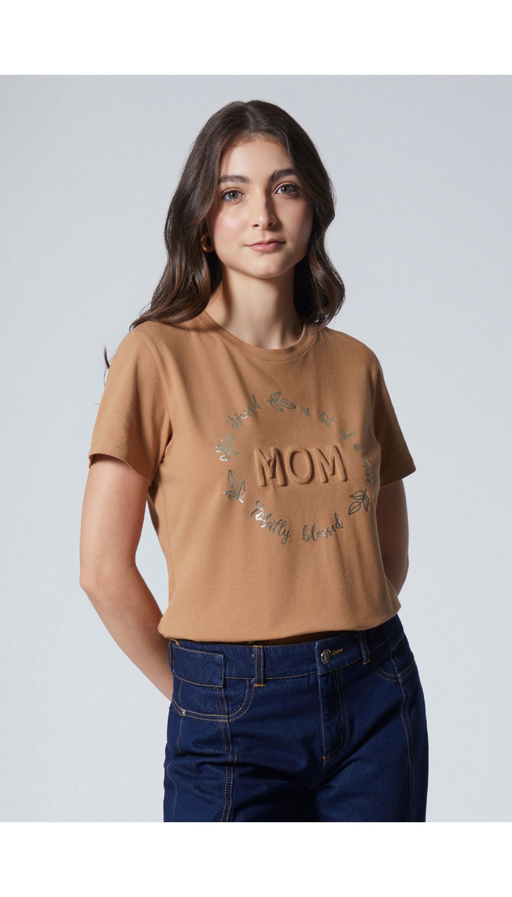 Camiseta estampada para mujer