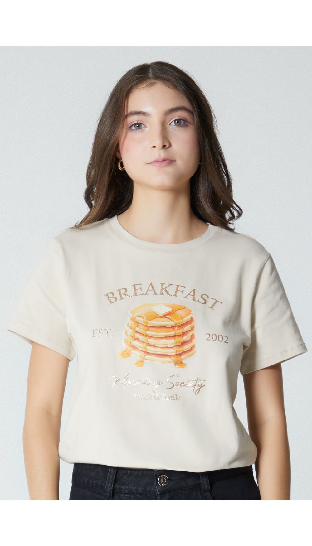 Camiseta estampada para mujer