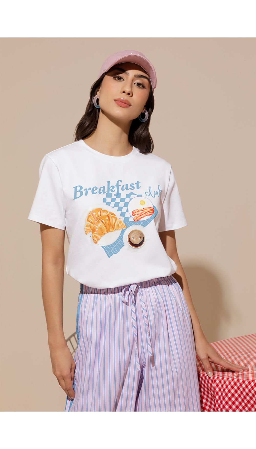 Camiseta estampada para mujer