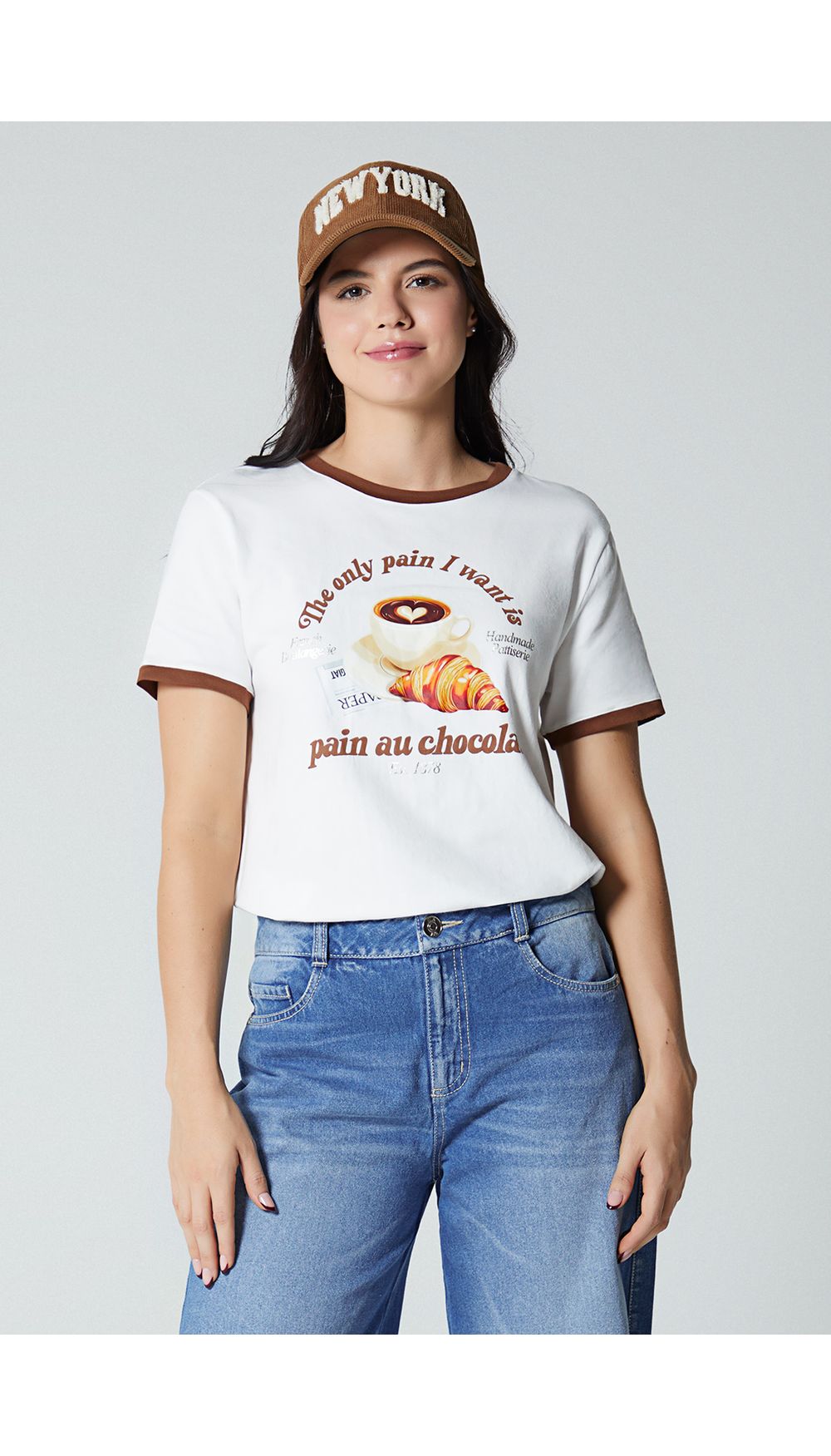 Camiseta estampada para mujer