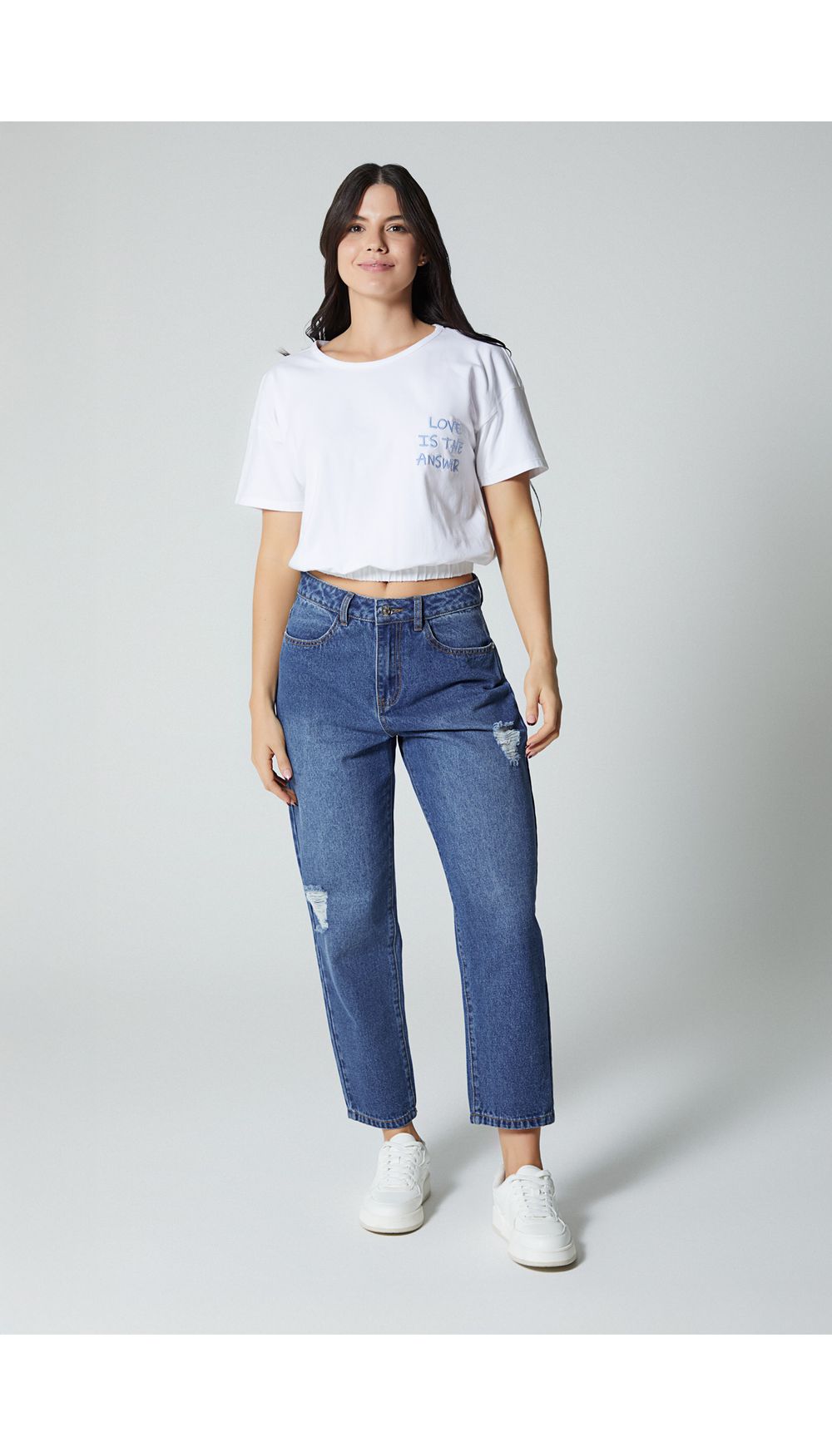 Camiseta para mujer crop