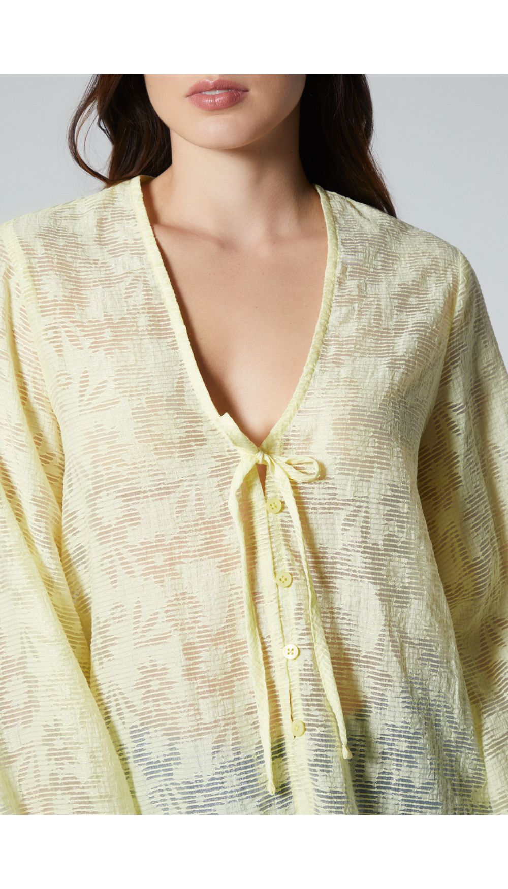 Blusa manga larga para mujer