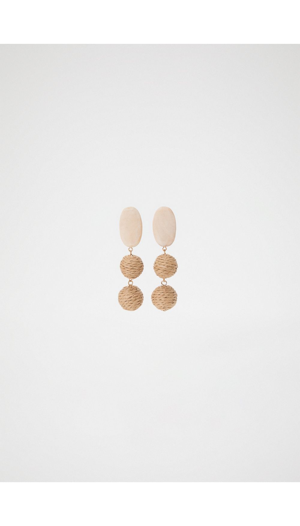 Aretes colgantes organicos