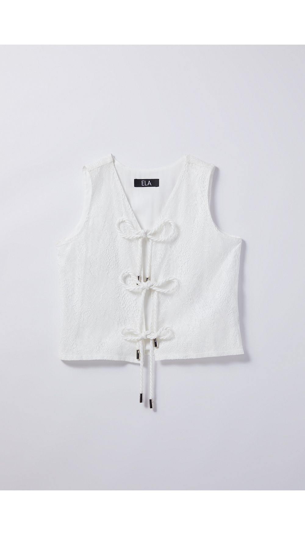 Chaleco con anudados para girl