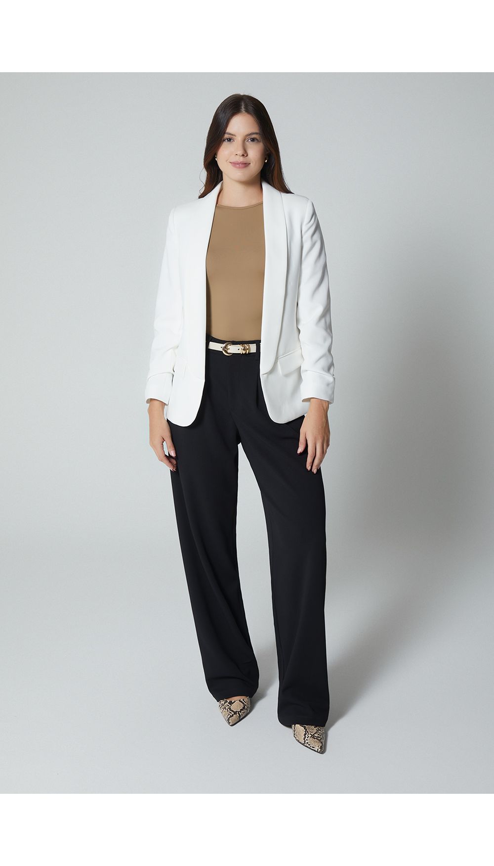 Blazer manga tres cuartos para mujer