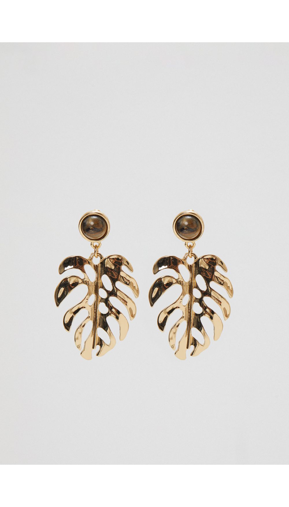 Aretes en forma de hoja