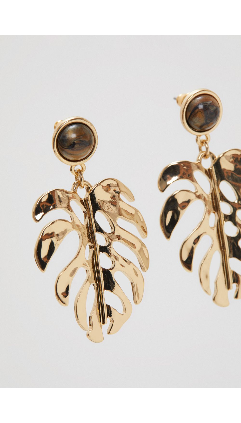 Aretes en forma de hoja
