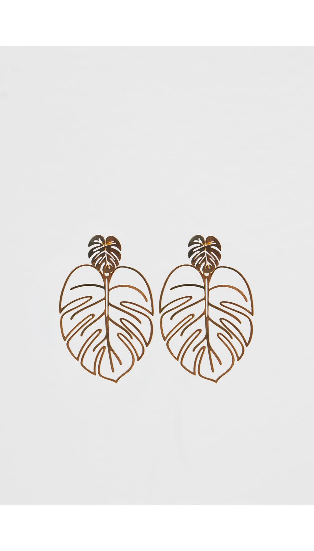 Aretes forma de hoja