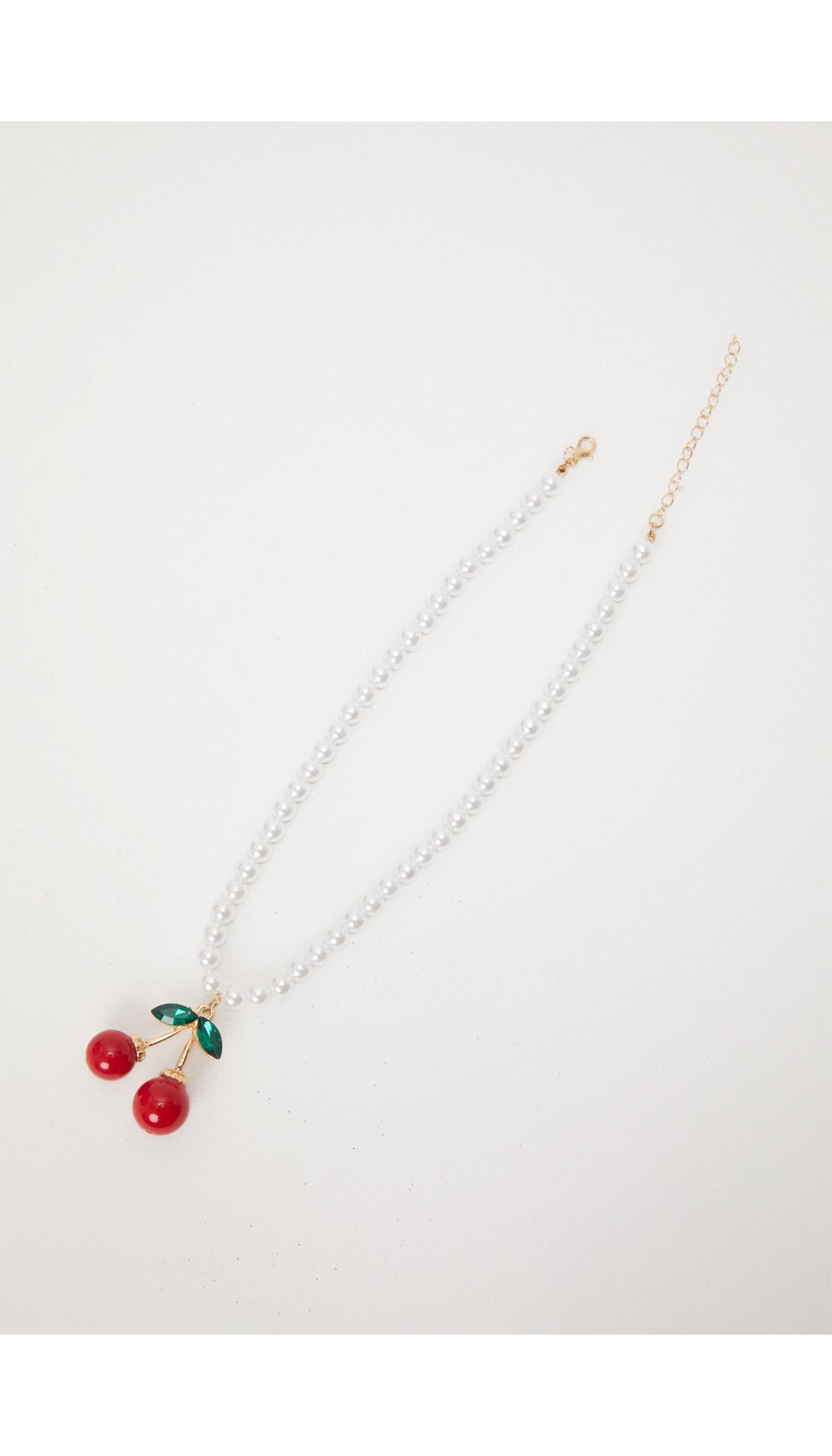 Collar perla y cherry