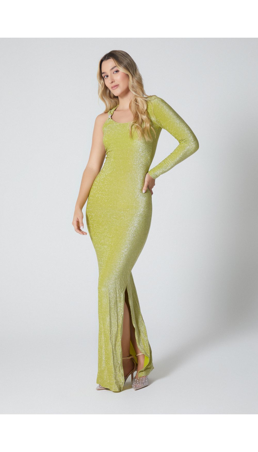 Vestido mono hombro para mujer
