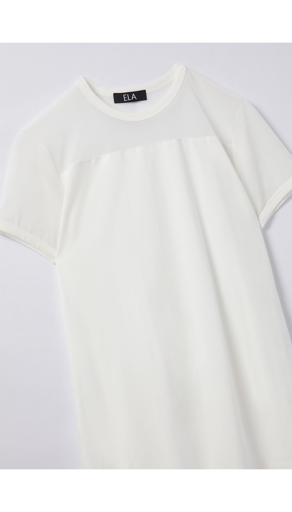 Vestido camiseta con mesh para girl