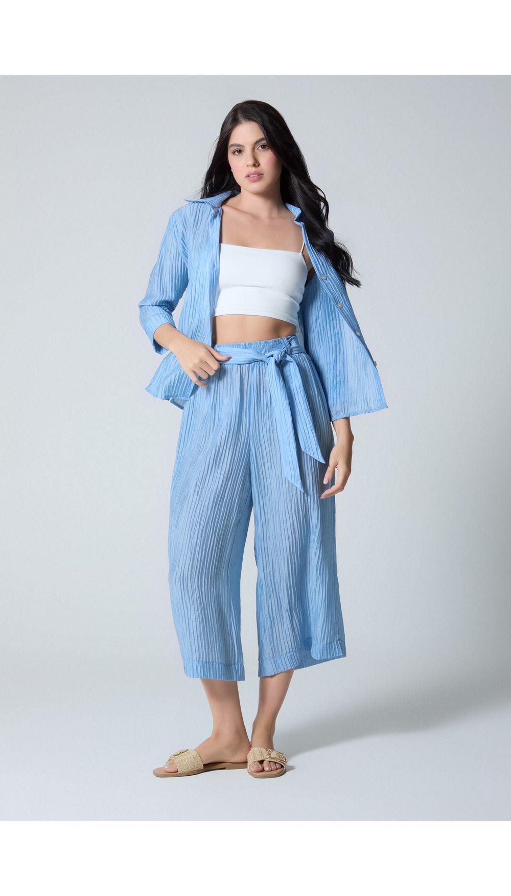 Blusa manga 3/4 para mujer