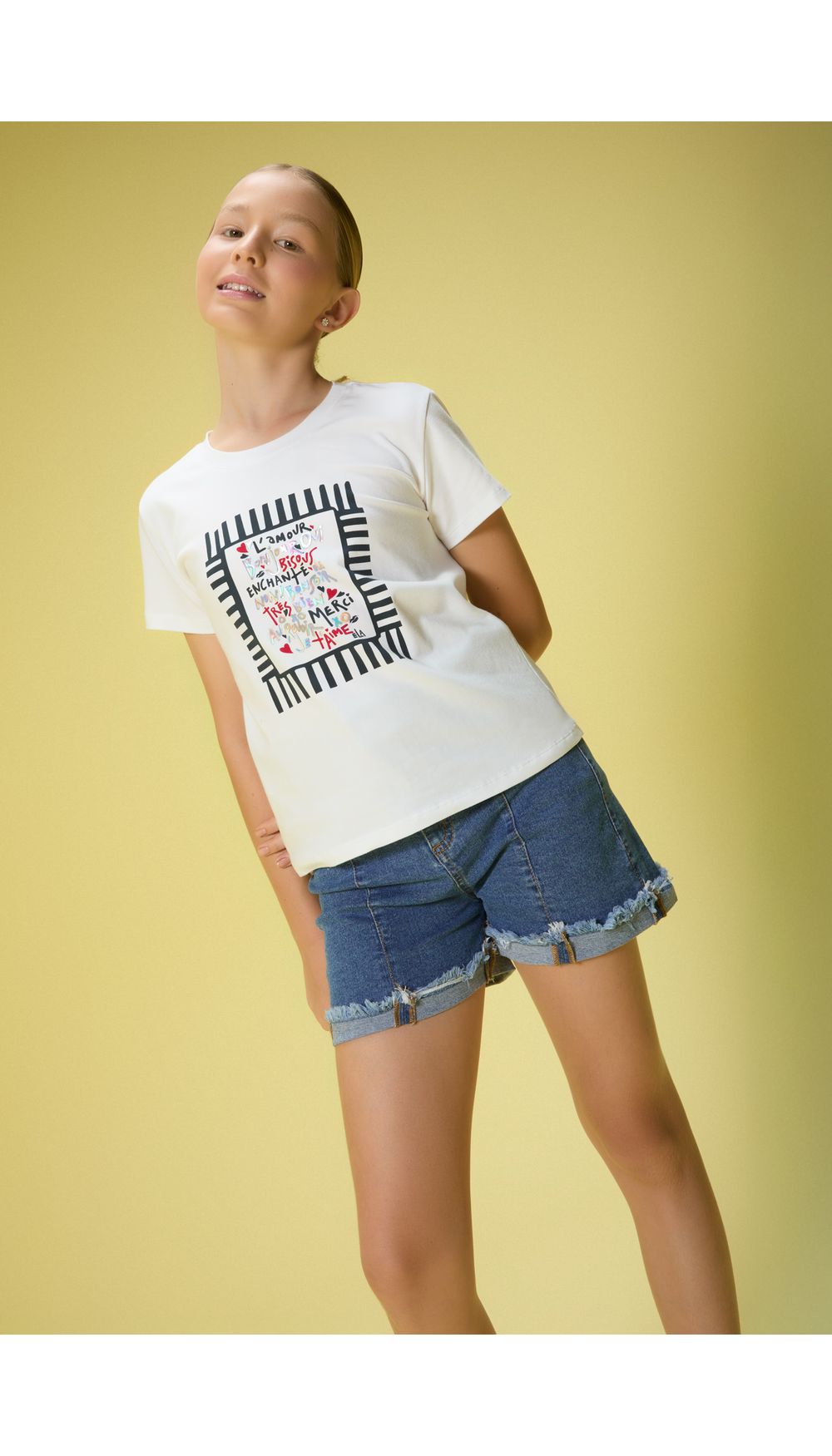 Camiseta estampa para niña