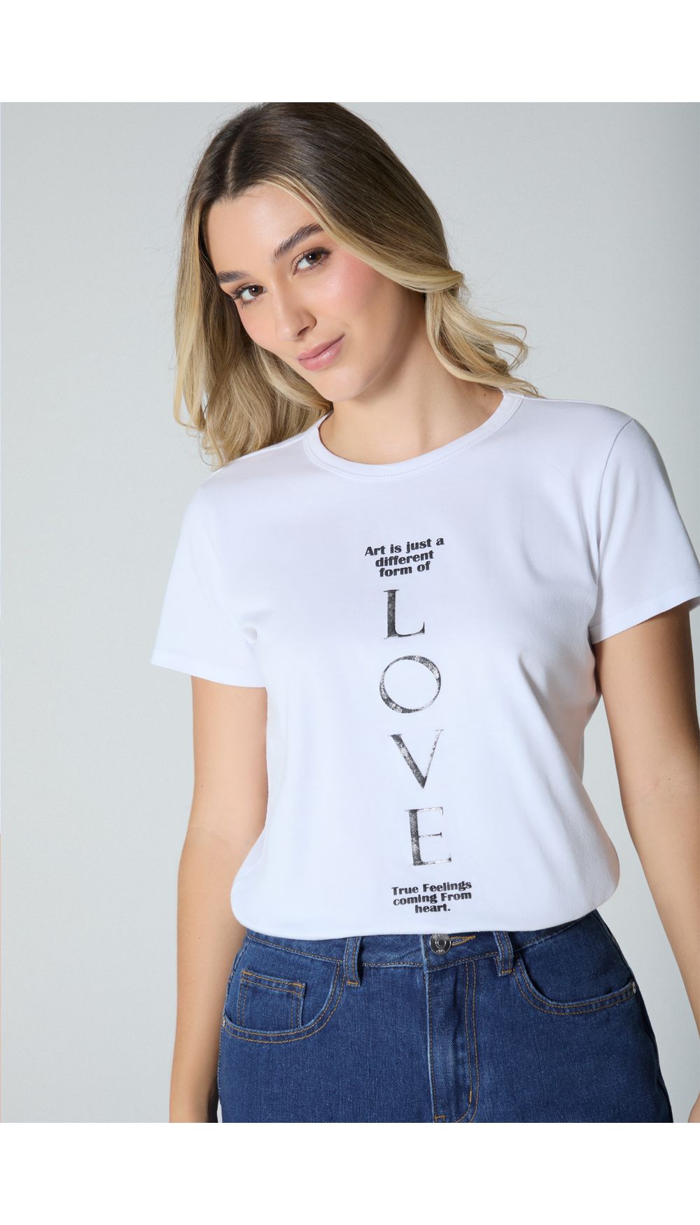 Camiseta para mujer estampada