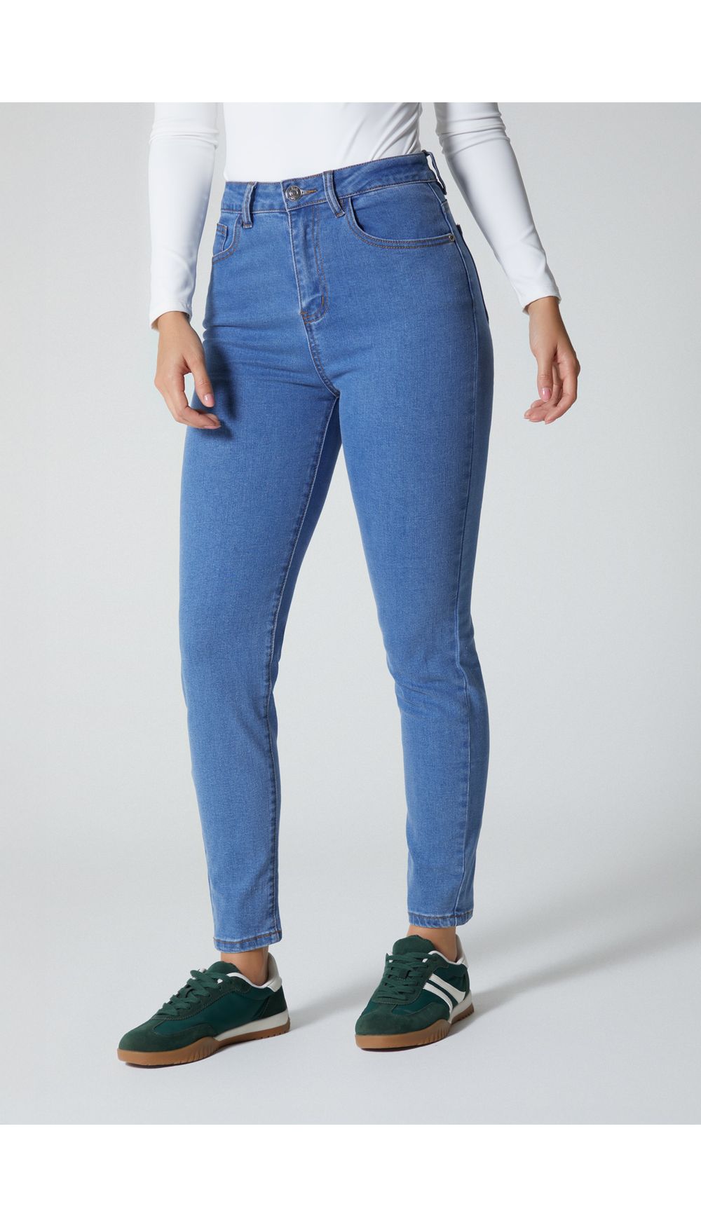 Jean skinny basico para mujer