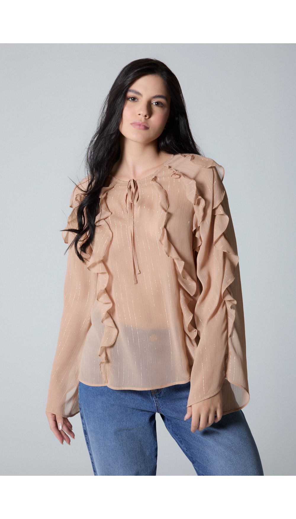 Blusa ml ranglan boleros para mujer