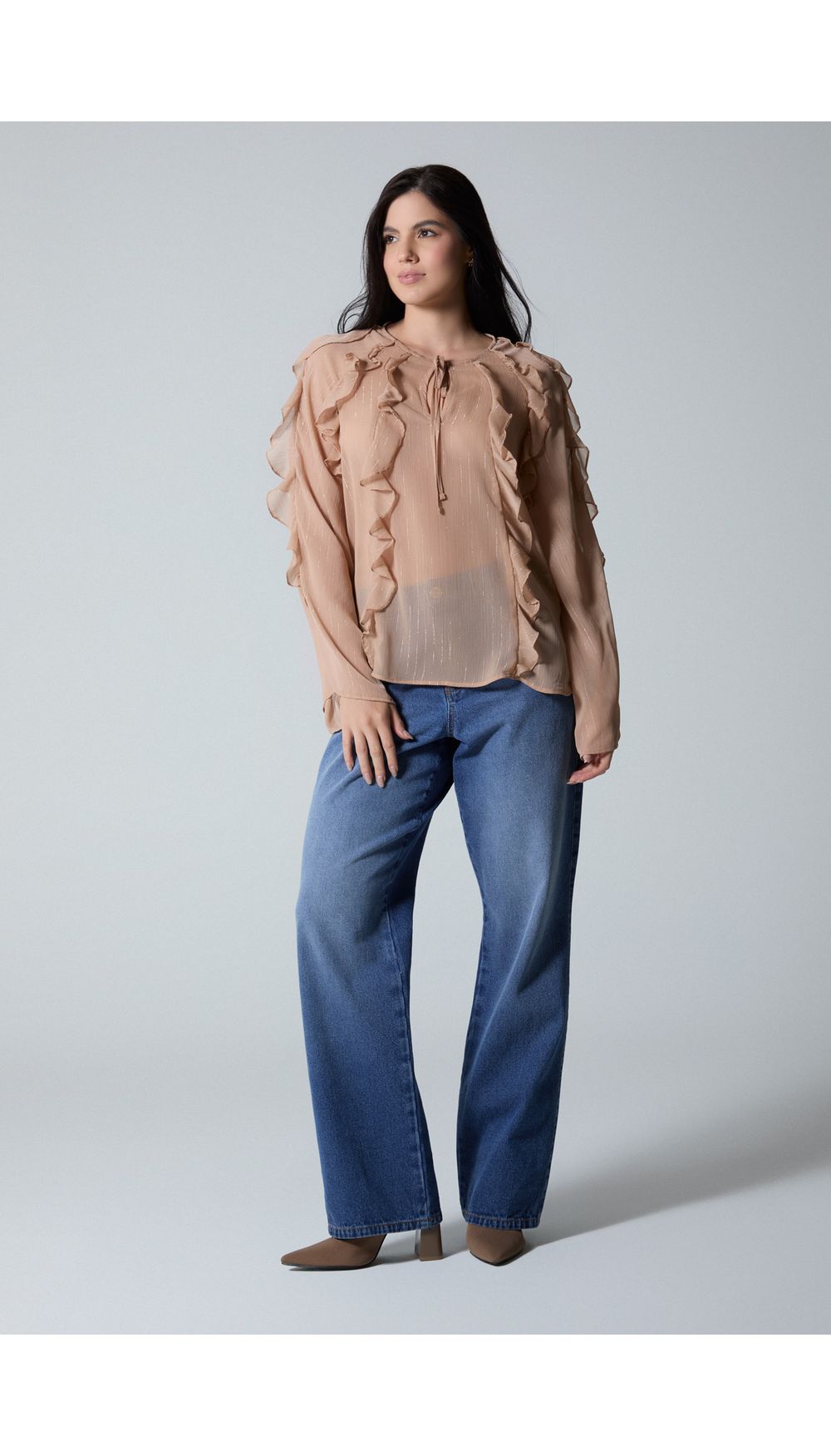 Blusa ml ranglan boleros para mujer