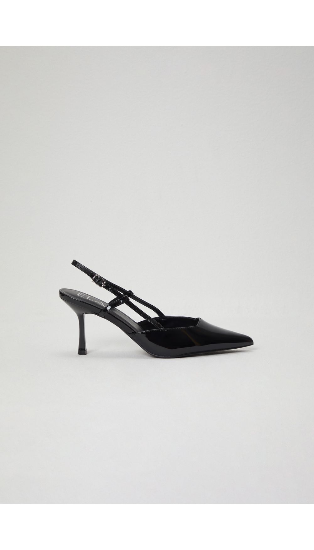 Stiletto charol con hebilla