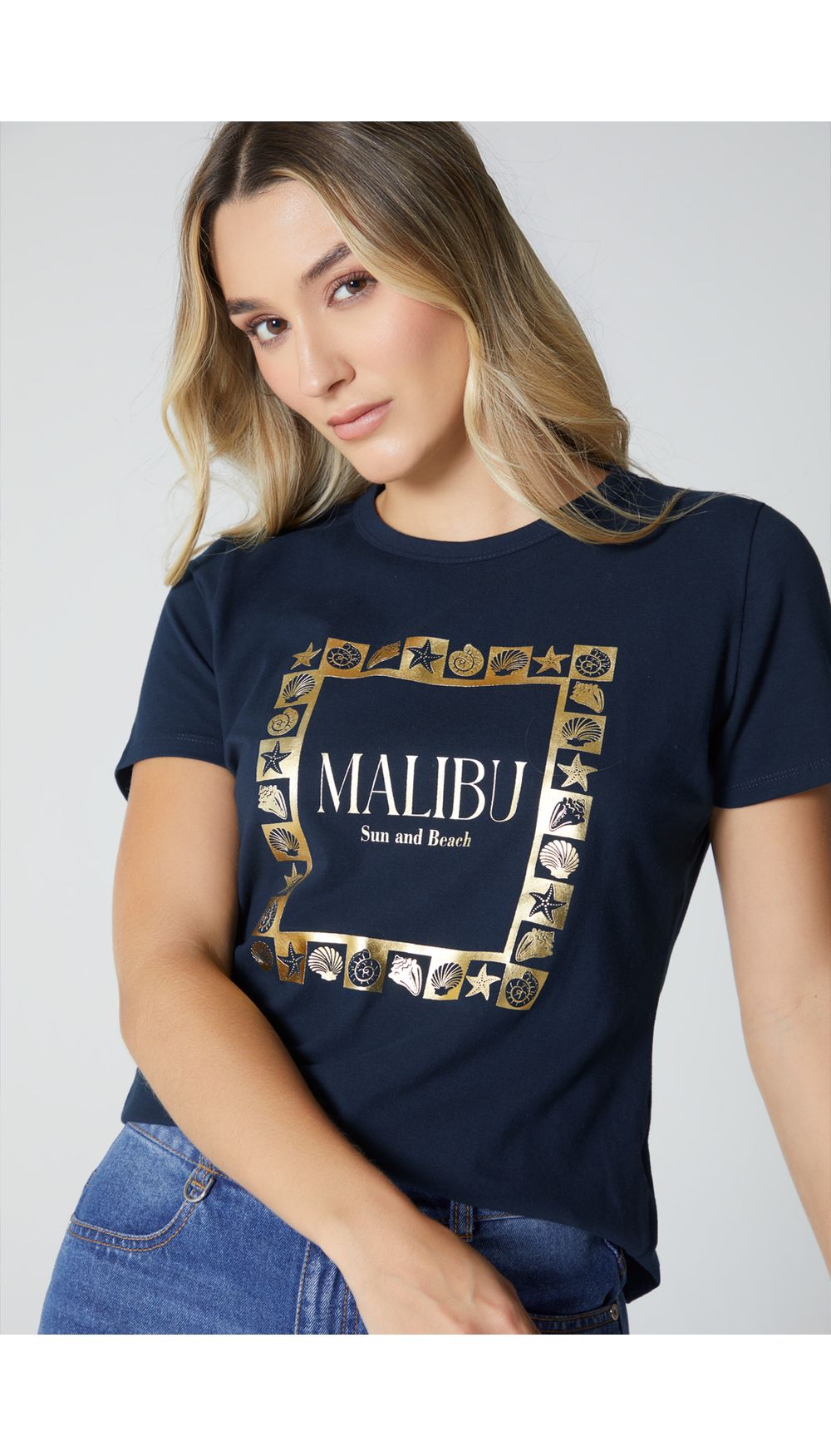 Camiseta estampada para mujer