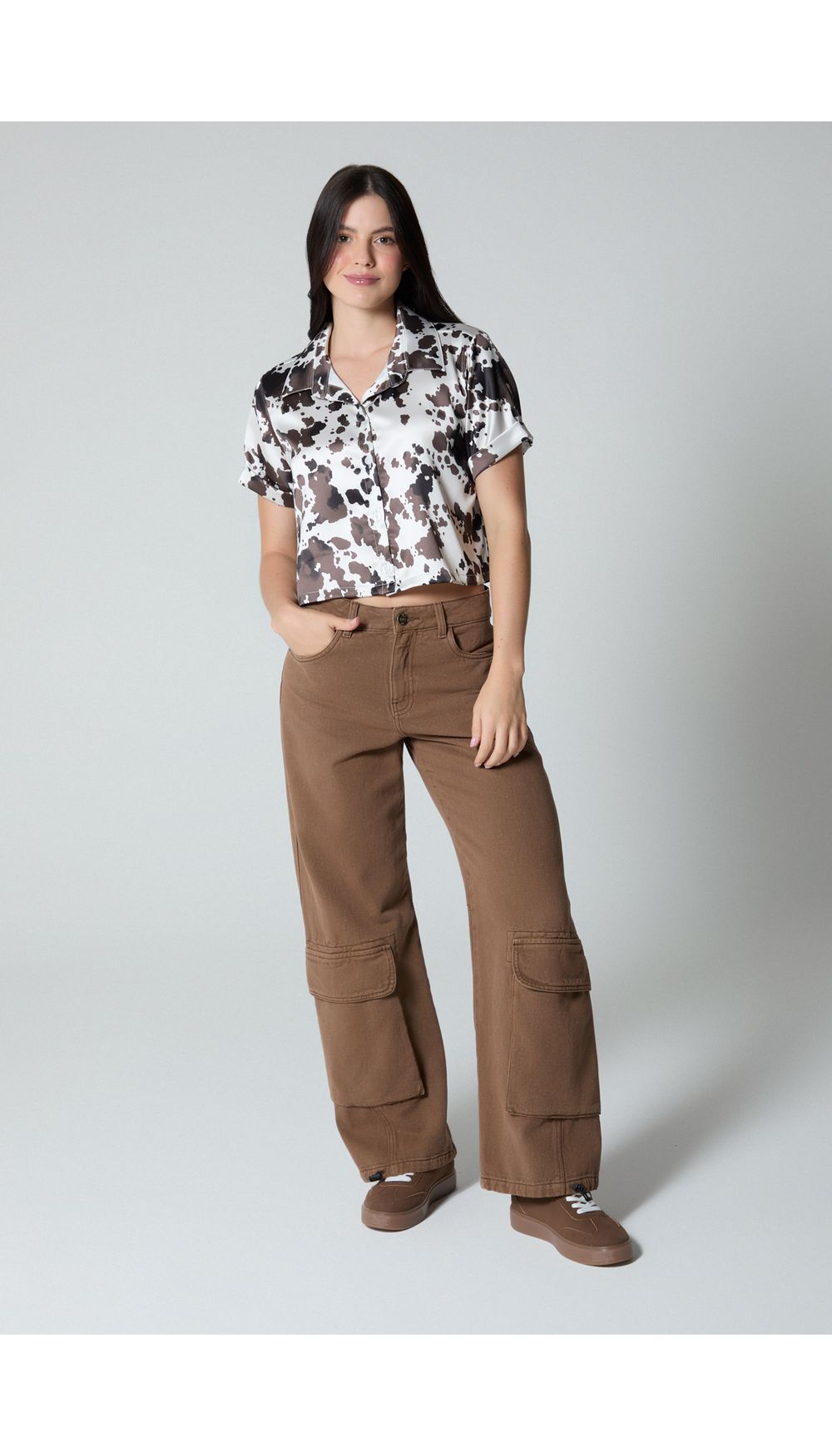 Blusa camisera para mujer