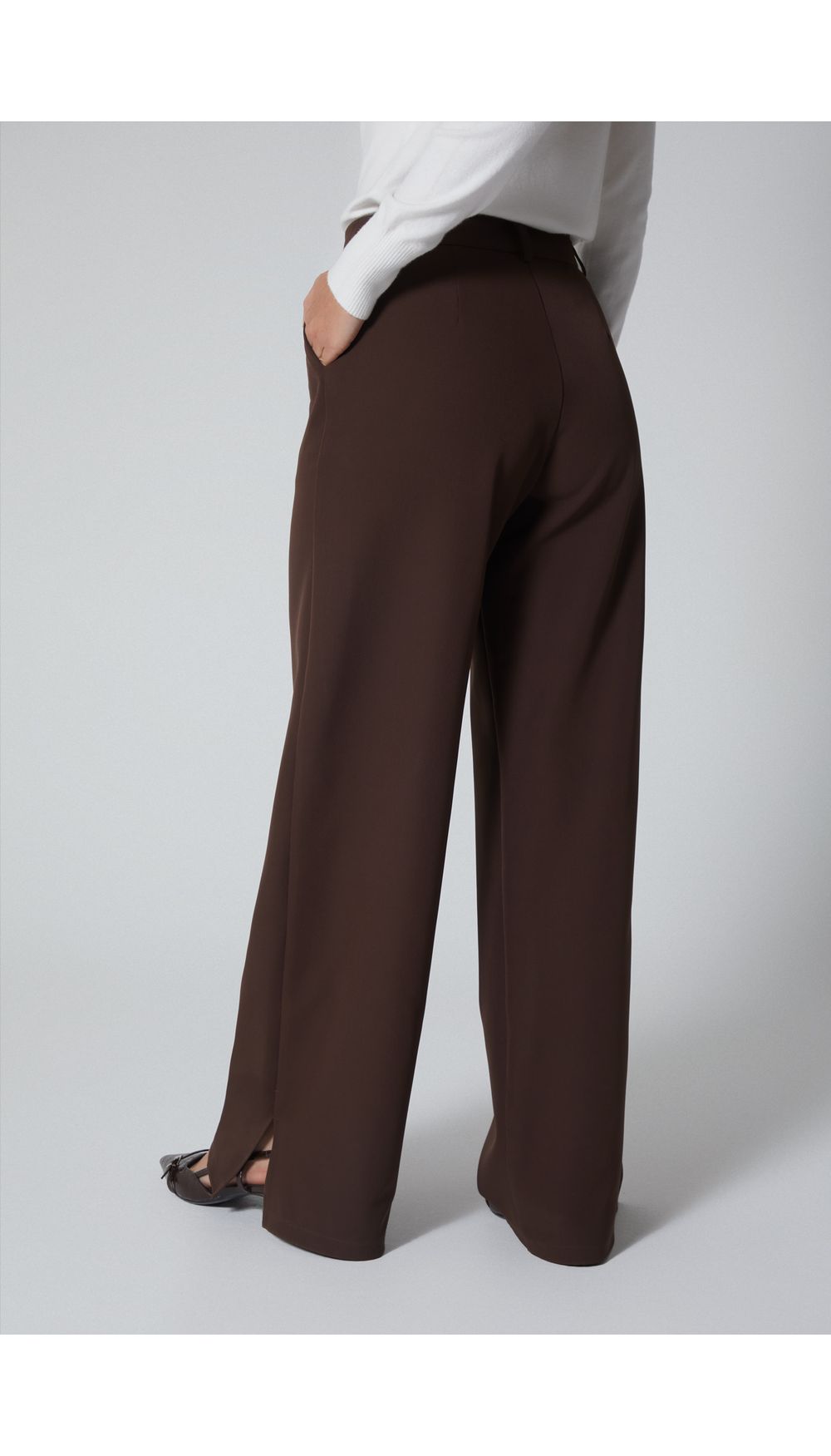 Pantalon tiro alto para mujer