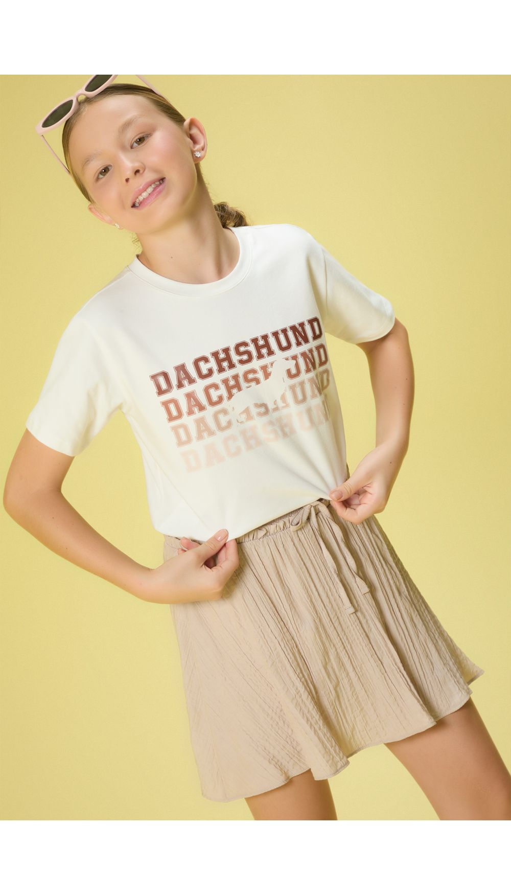 Camiseta para girl estampada