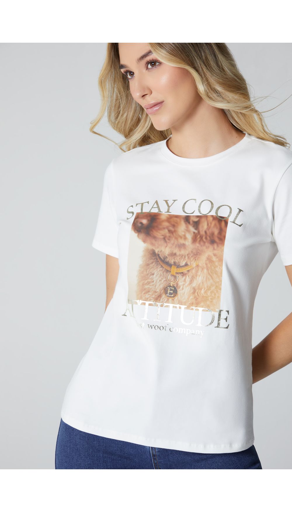Camiseta estampada para mujer