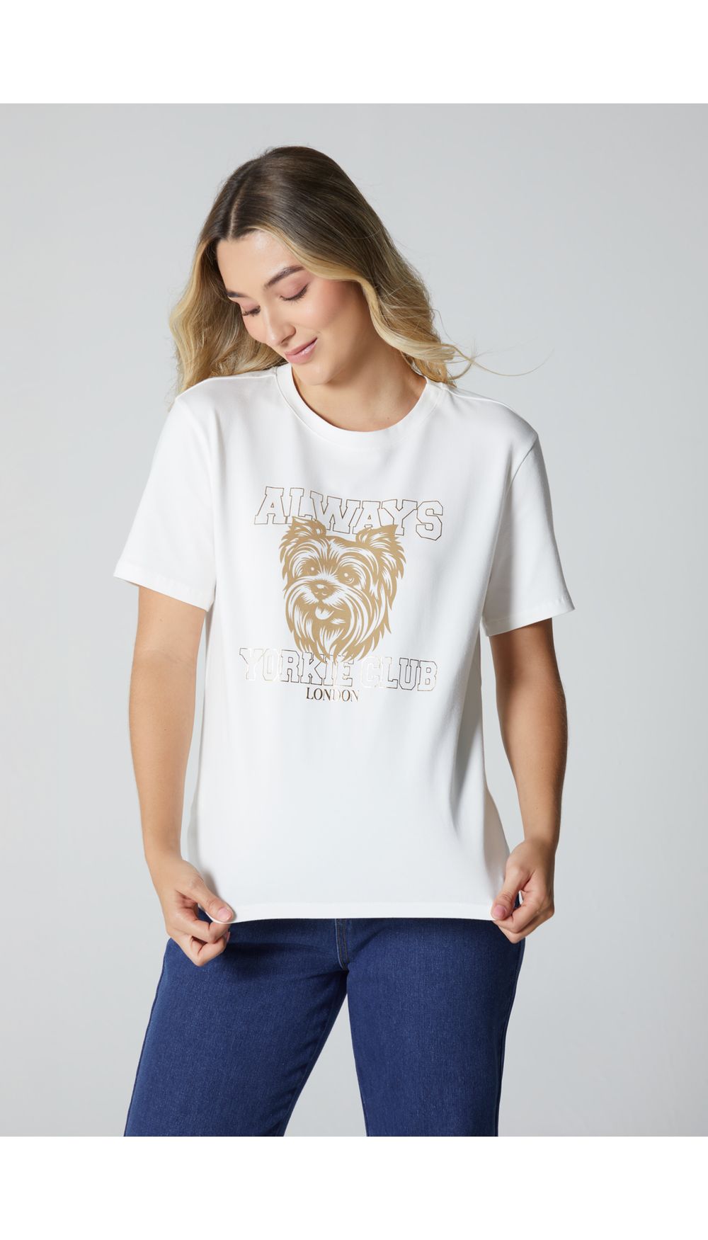 Camiseta estampada para mujer